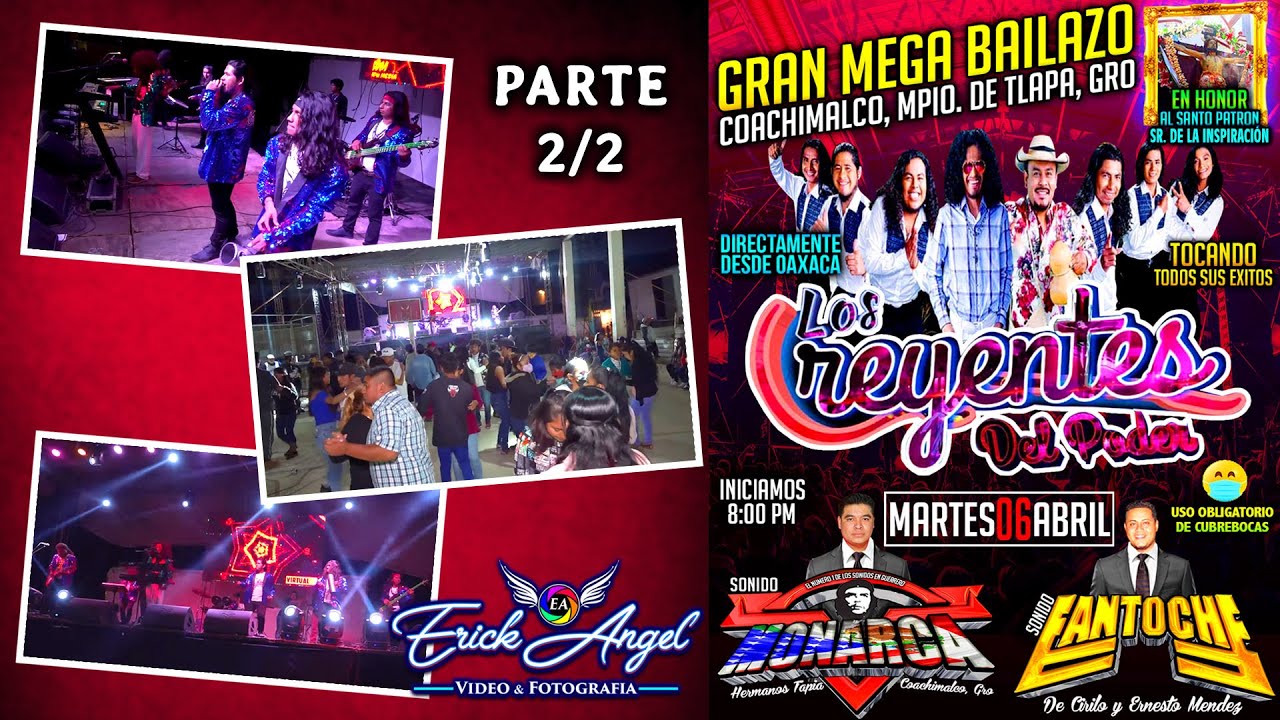 LOS CREYENTES DEL PODER Y SONIDO FANTOCHE. BAILE COACHIMALCO, GRO. MARTES 06 ABRIL 2021. PARTE 2/2