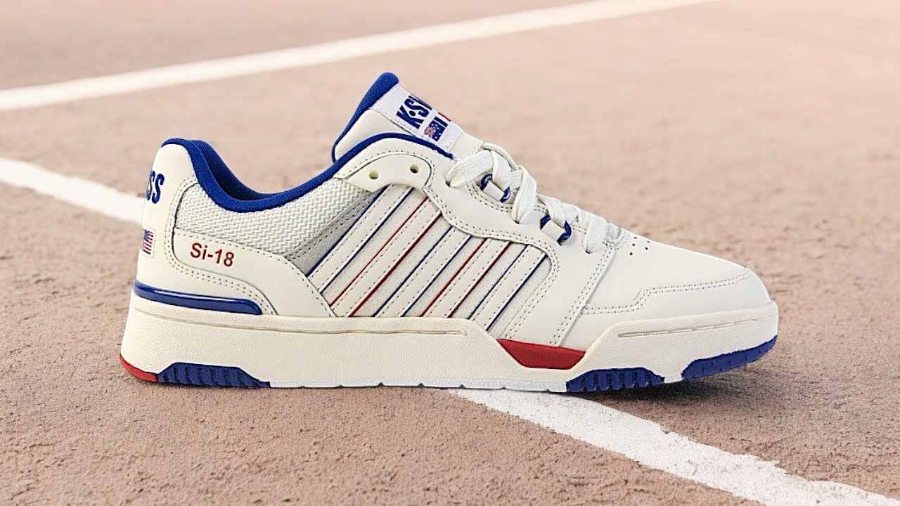A CLASSIC SNEAKER! K-Swiss SI-18 Rival “Snow White/Navy/Red”: Review & On-Feet