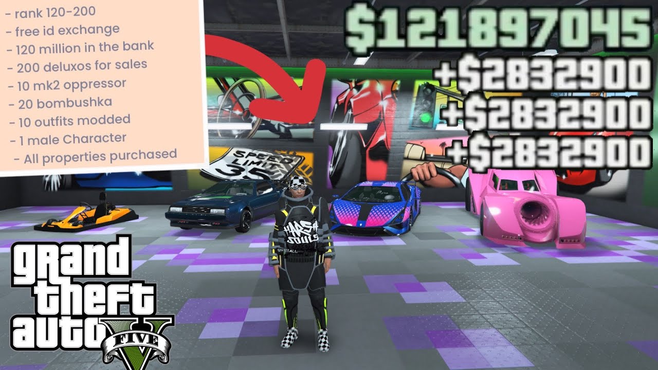 I bought a GTA 5 Modded Account..