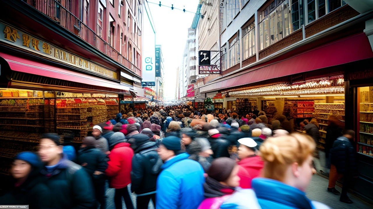 Shopaholic's Paradise: Exploring the Crowds of Shopping sound effect (Non Copy Right-Royalty Free)