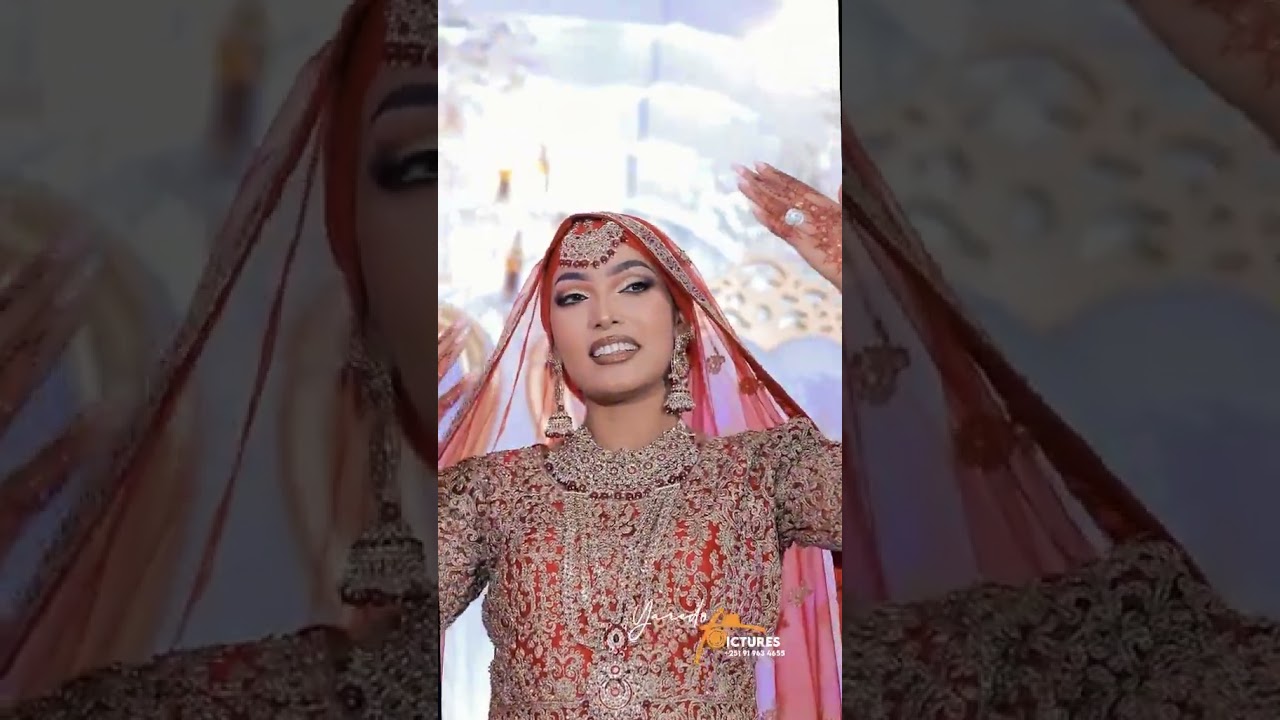 አታምርም🥹 muslim wedding highlights #muslim#new bride&groom#wedding reel # groom&bride reel #shorts