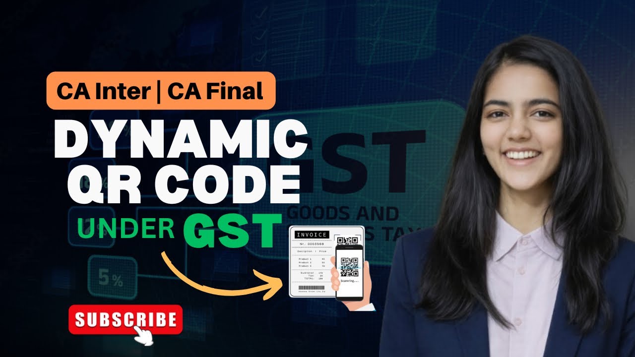 Dynamic QR Code under GST Explained Simply 📌 | CA Final/Inter | Module Based | Exam Ready | 2026