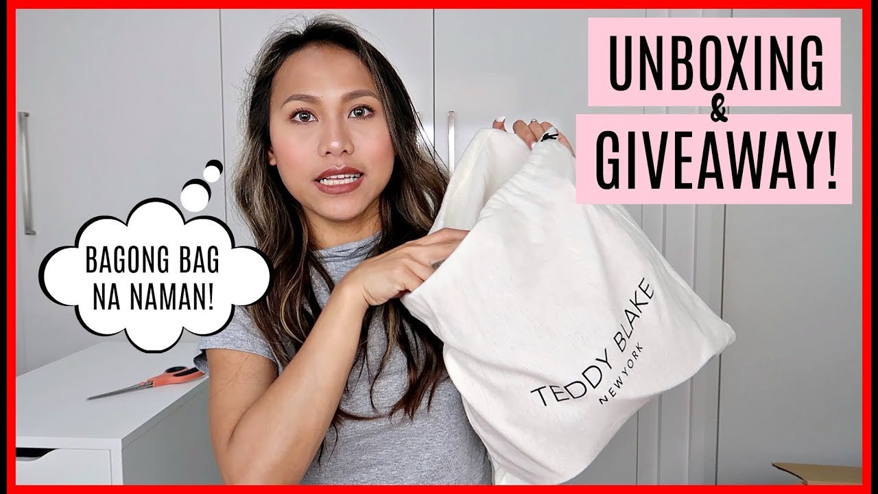 UNBOXING MY NEW BAG! + GIVEAWAY (VLOGMAS DAY 21) ❤️ | rhazevlogs