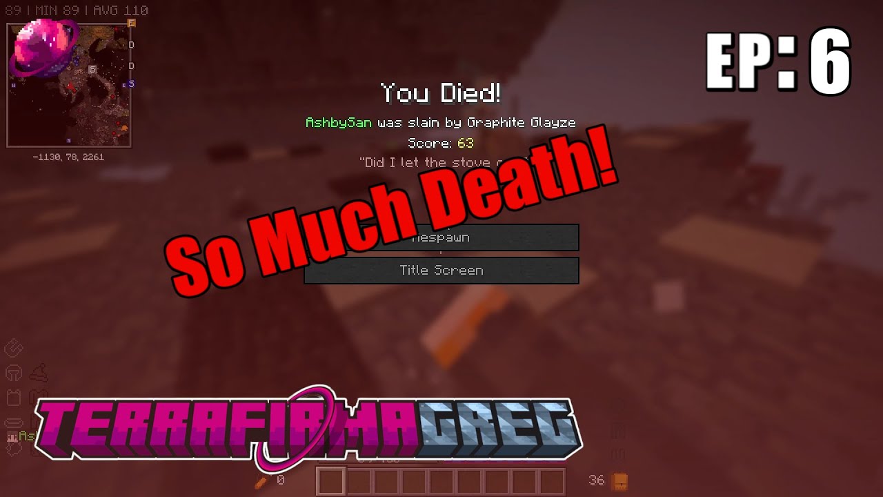 Death is everywhere! TerrafirmaGreg Episode 6