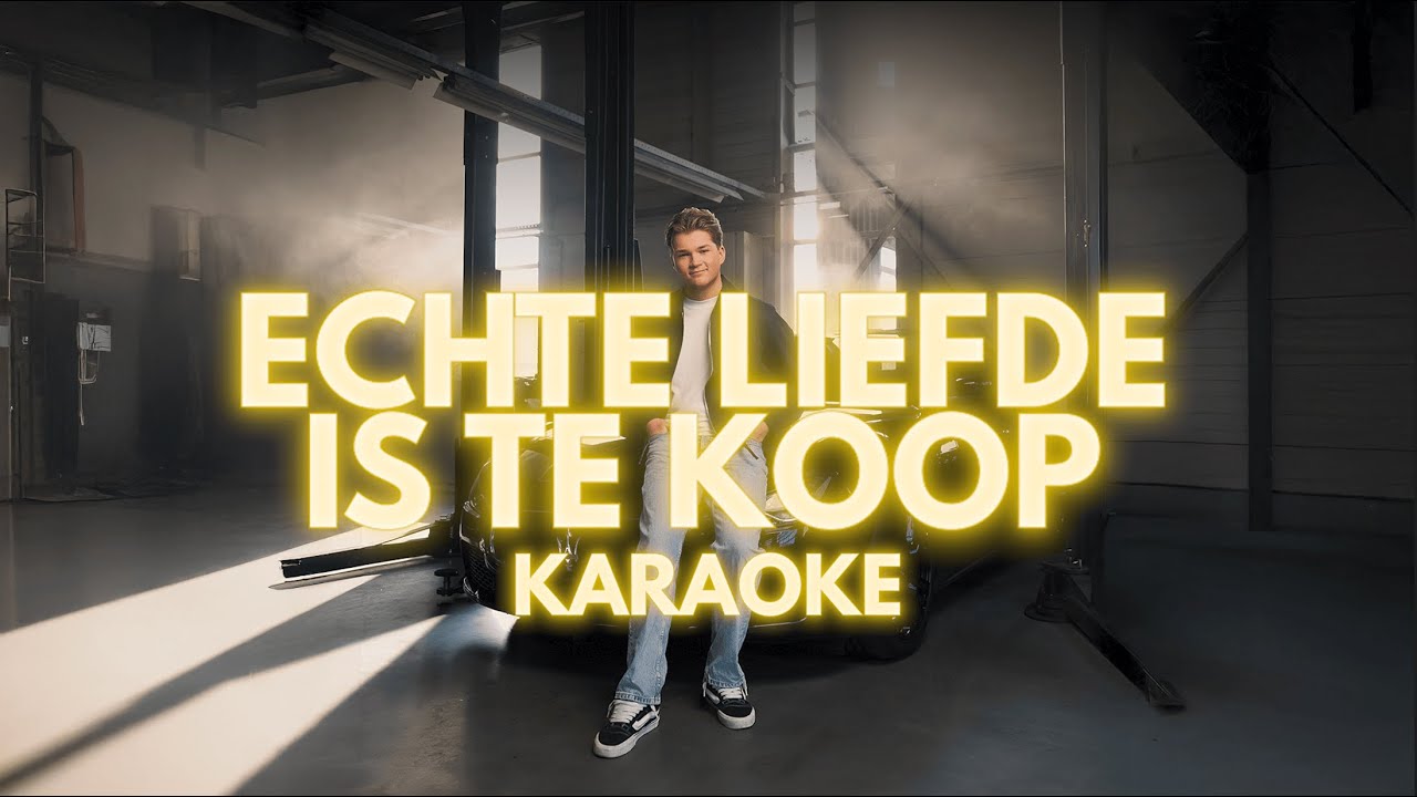 Samuel Welten - Echte Liefde Is Te Koop (Karaoke Versie)