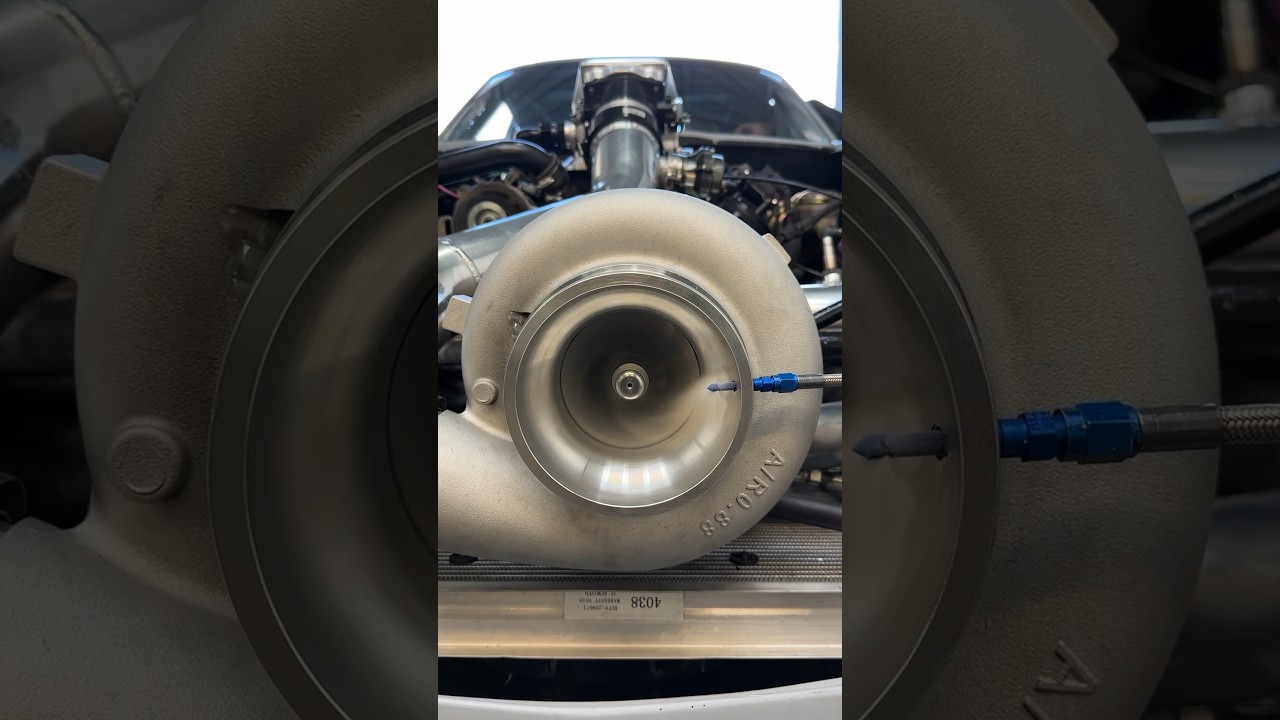 This is how we spool a 98mm turbo. #racing #turbo
