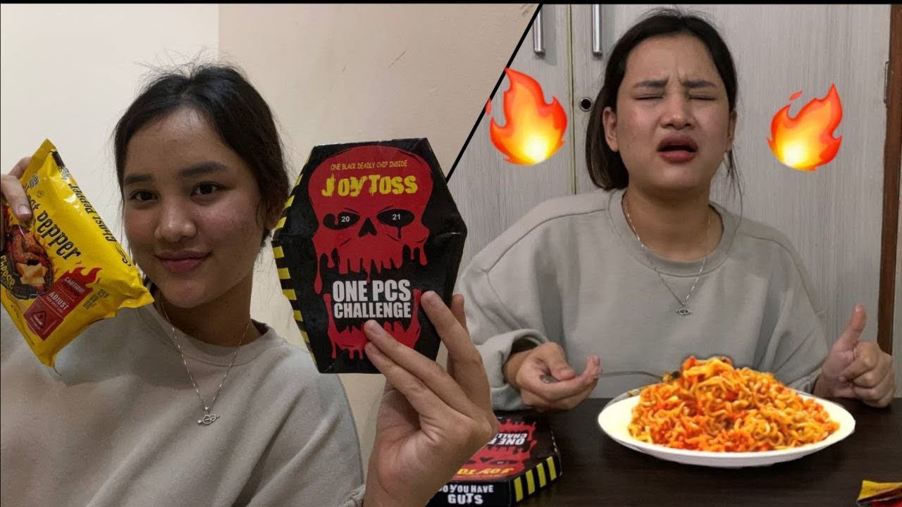ONE CHIP CHALLENGE WITH GHOST PEPPER NOODLES / Ruth LRF