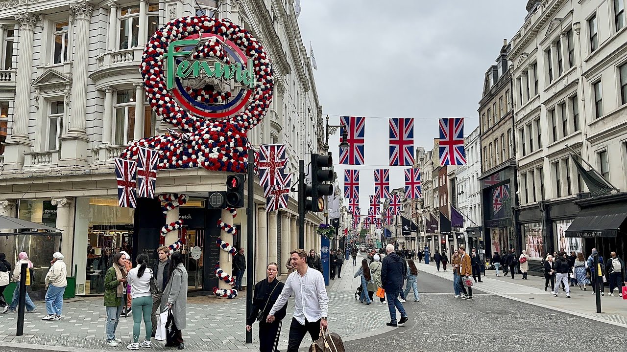 England, London City Street Tour 2023 | 4K HDR Virtual Walking Tour | London Walk 2023