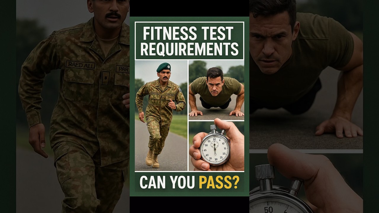 &ldquo;Fitness Test Requirements&rdquo; | &ldquo;Can You Pass?&rdquo; | Join Pak Army