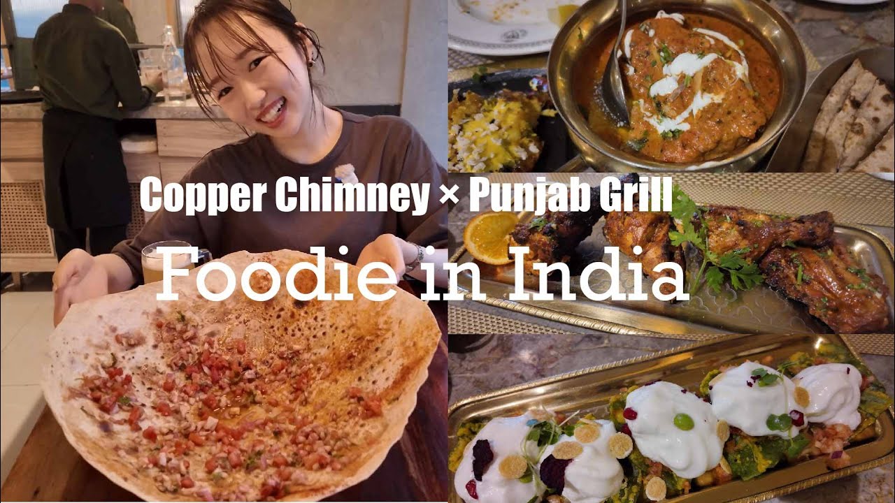 【India vlog】お気に入りインド料理チェーン2選🇮🇳🍽️ | Copper Chimney / Punjab Grill