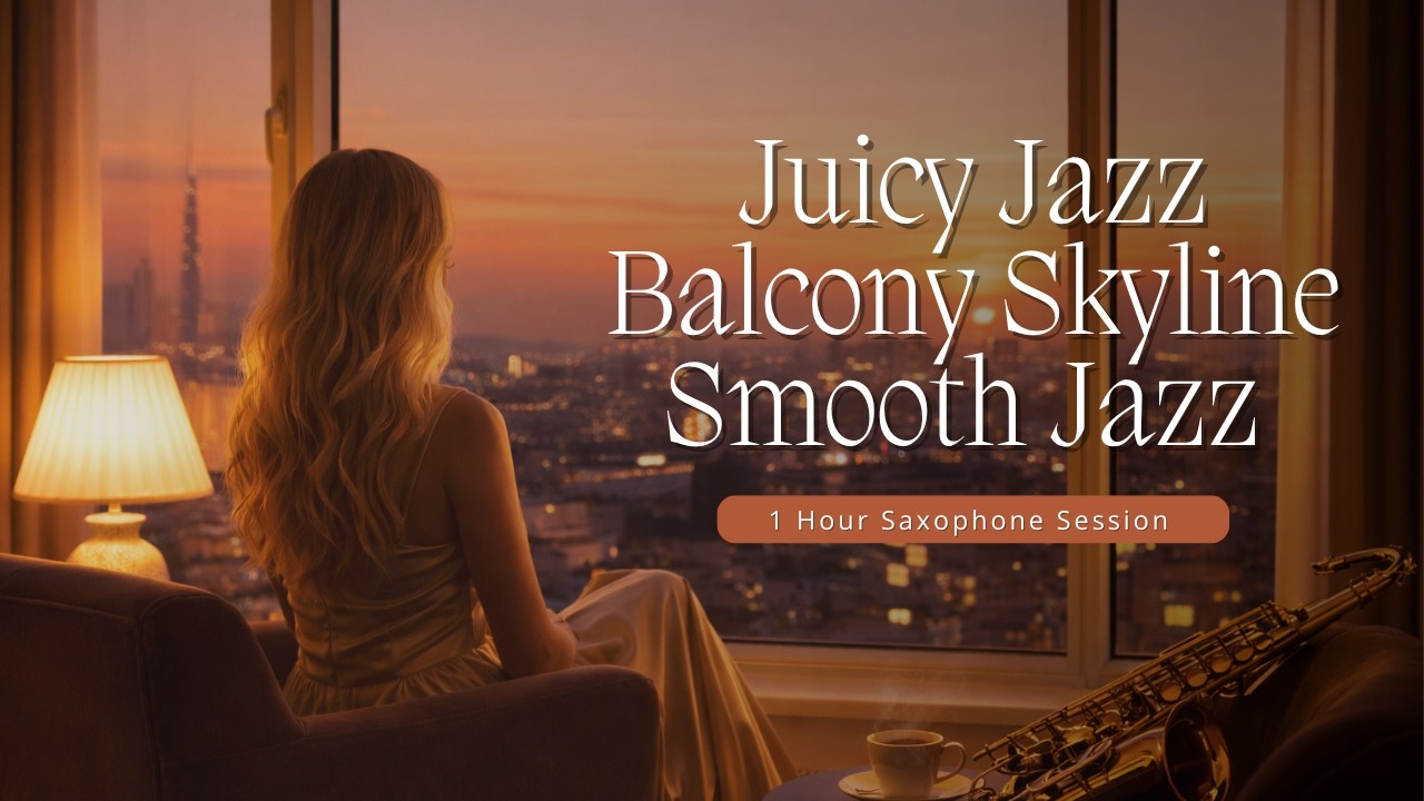 1 Hour Luxury Skyline Jazz Session | Relaxing Saxophone Music | Jazz | Luxury Apartment Skyline