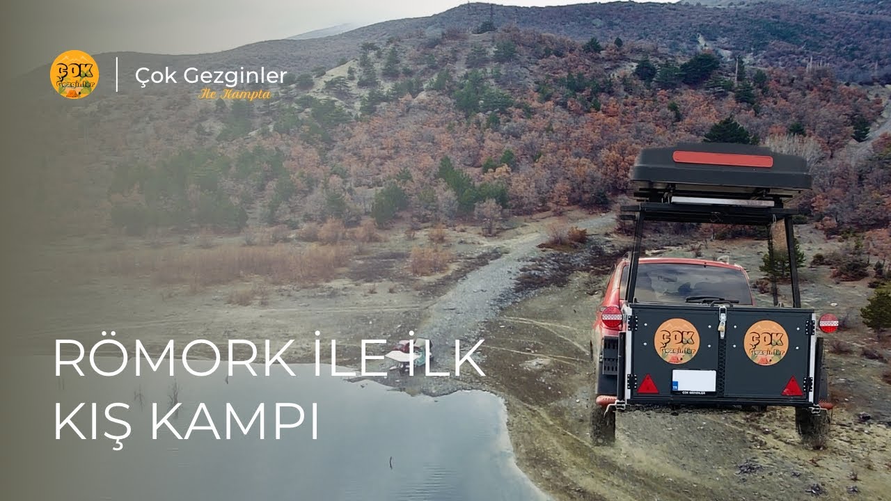 RÖMORK İLE İLK KIŞ KAMPIMIZ - FIRST WINTER CAMPING WITH A TRAILER
