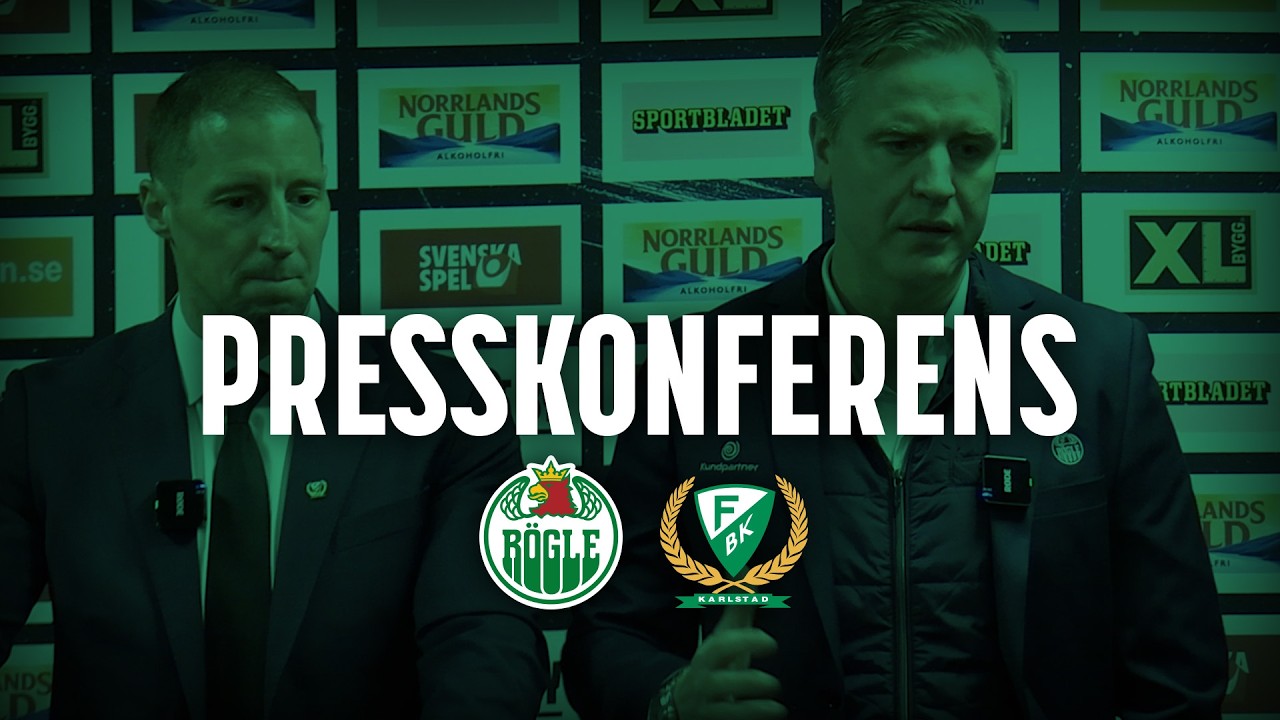 Presskonferens Rögle - Färjestad 2-6