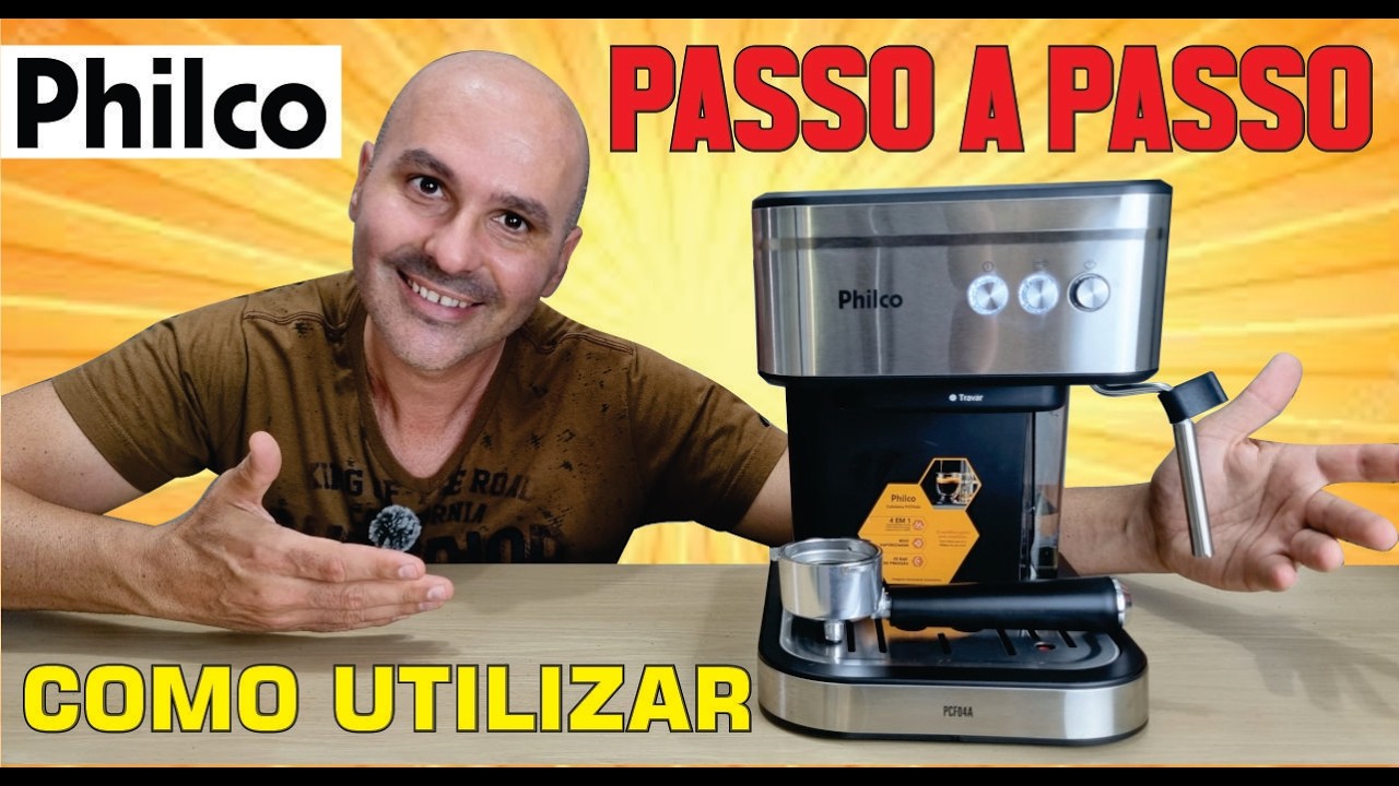 Cafeteira Espresso PHILCO 20BAR PCF04A | Como Utilizar, passo a passo