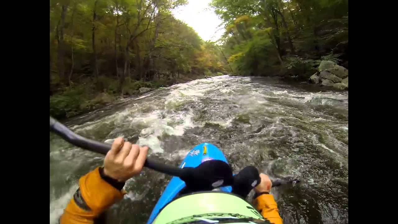 Pyranha Nano on the savage river in Maryland