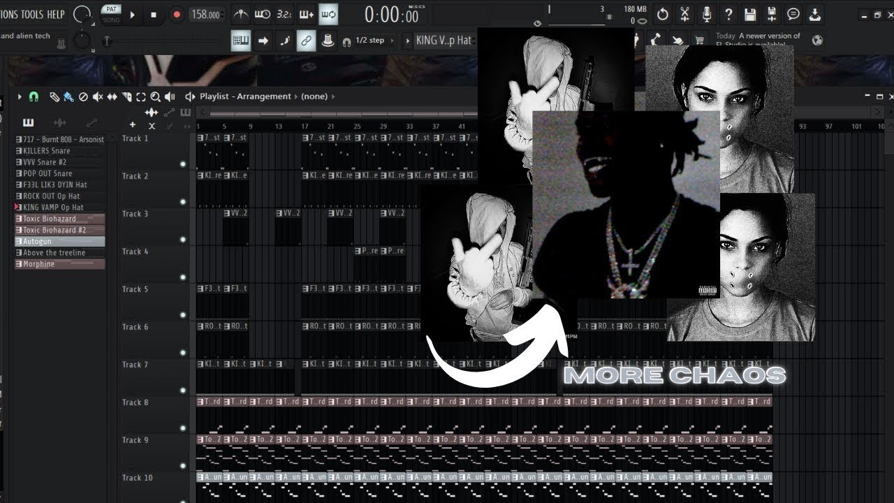 HOW TO MAKE BEATS FOR KEN CARSON USING STOCK PLUGINS  | MORE CHAOS | FL STUDIO TUTORIAL