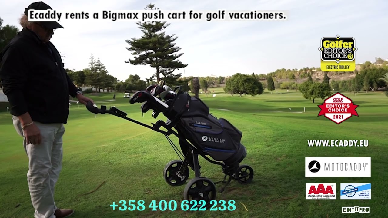 eCaddy Torrevieja Spain rent pushcart