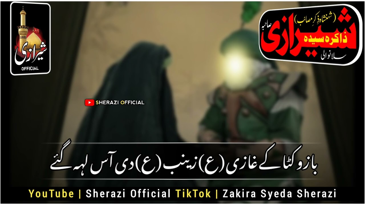 Zakira Syeda Sherazi | Muharram Whatsapp Status | Shahadat Mola Ghazi Abbas as 😭