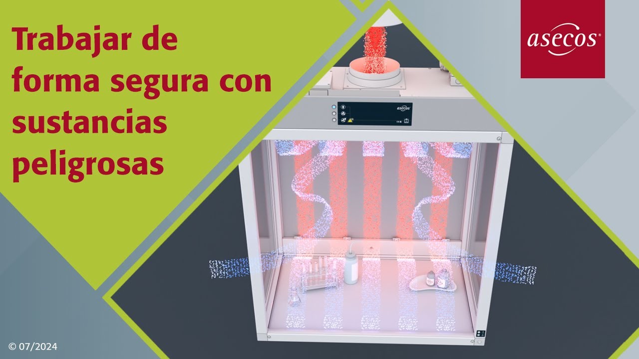 Trabajar de forma segura con campanas de aspiración para sustancias peligrosas | asecos