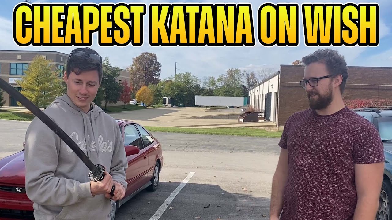 We bought the CHEAPEST KATANA - Katana Cutting Test