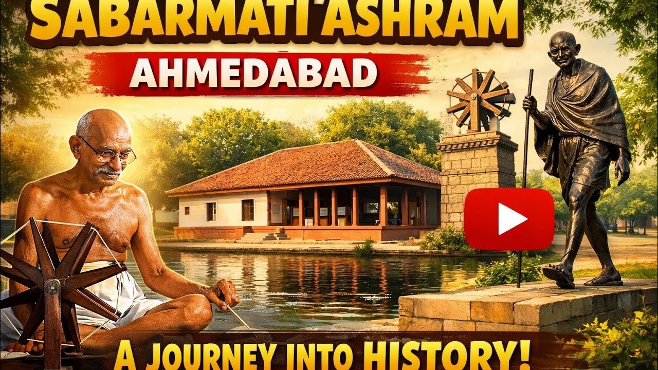 Sabarmati Asharam  Ahmedabad | Gandhi Ashram | Birth place of Dandi March | Dandi kuch Yatra |