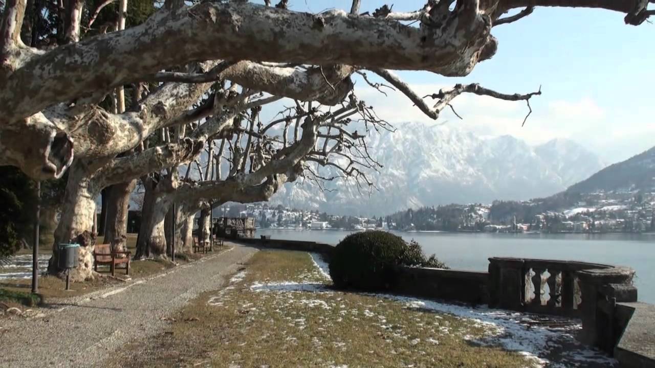 Tremezzo Parco Civico Una domenica soleggiata in Febbraio 2012