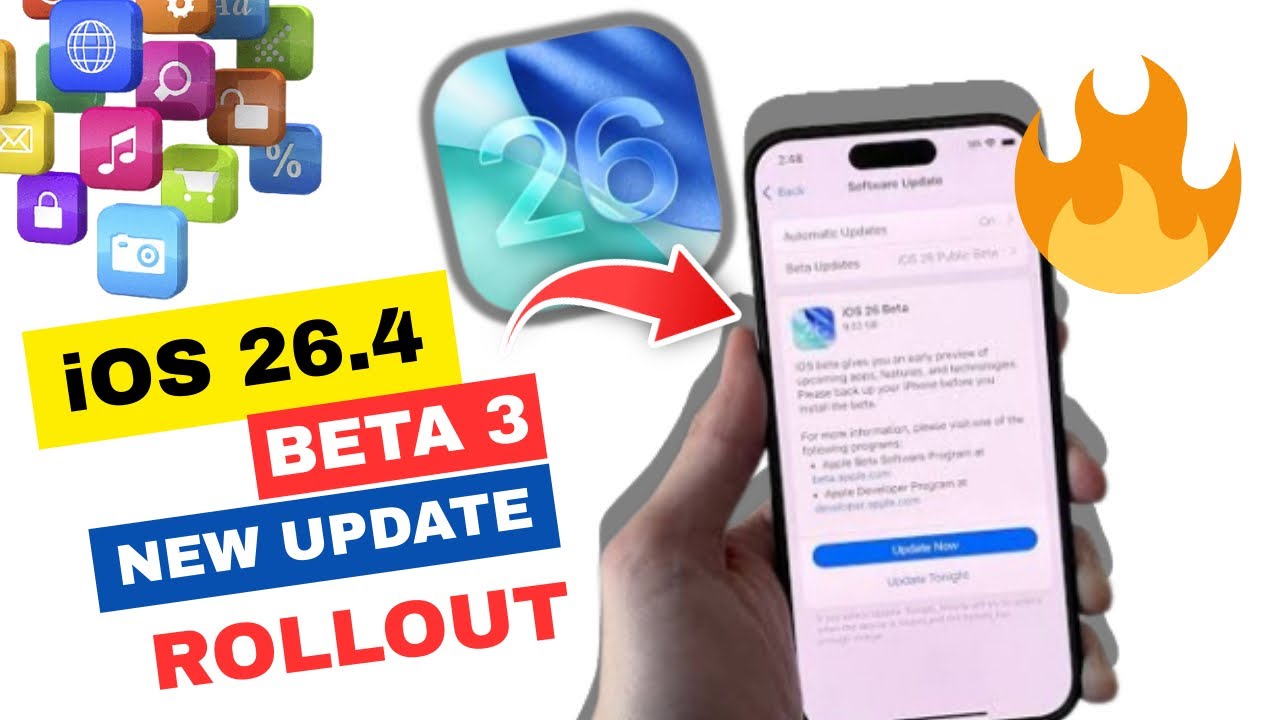 iPhone iOS 26.4 New Stable Update | iOS 26.4 New Update Features 