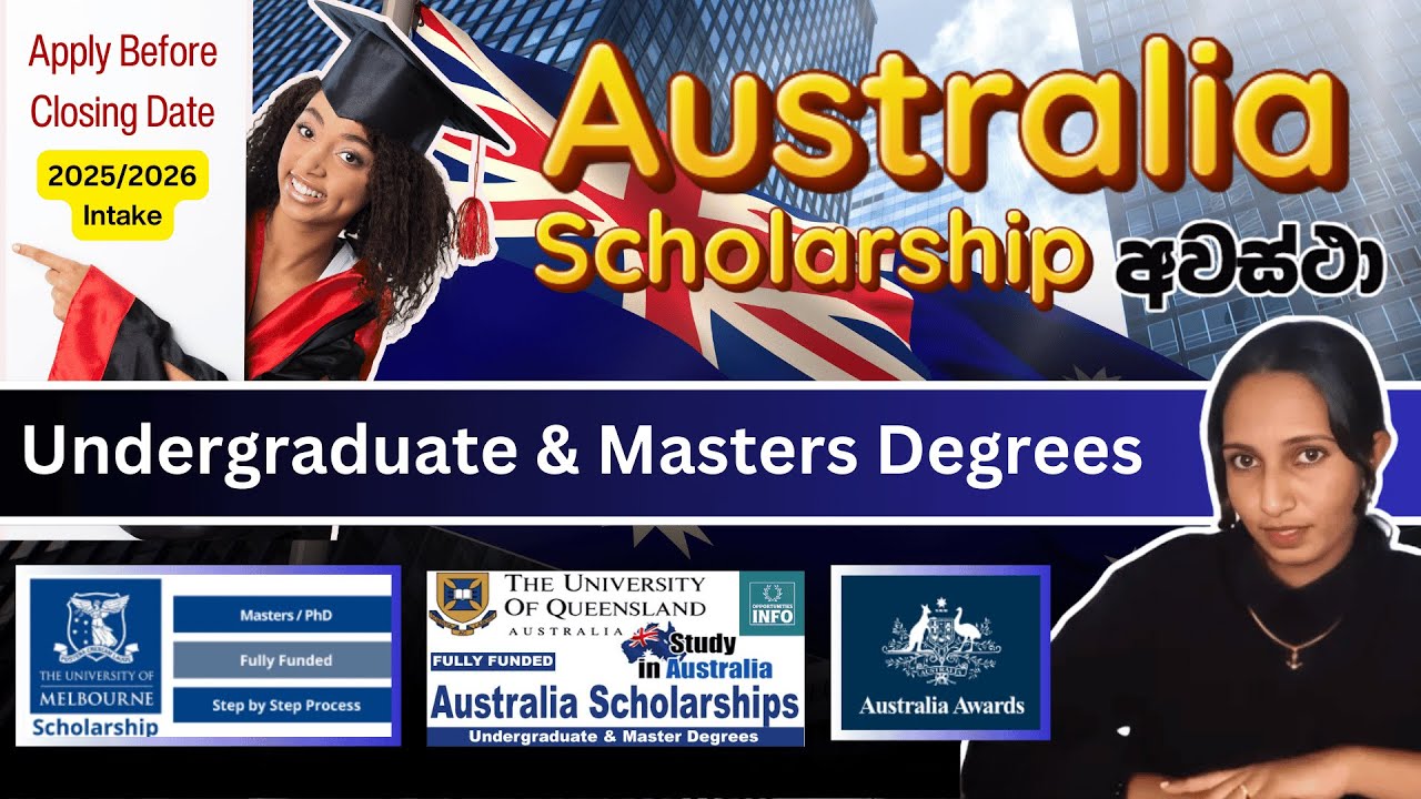 Sri Lankan Students සඳහා 2025 හොඳම Australia Scholarships! – 2025  ඕස්ට්‍රේලියා සිහිනය සැබෑ කරගන්න!