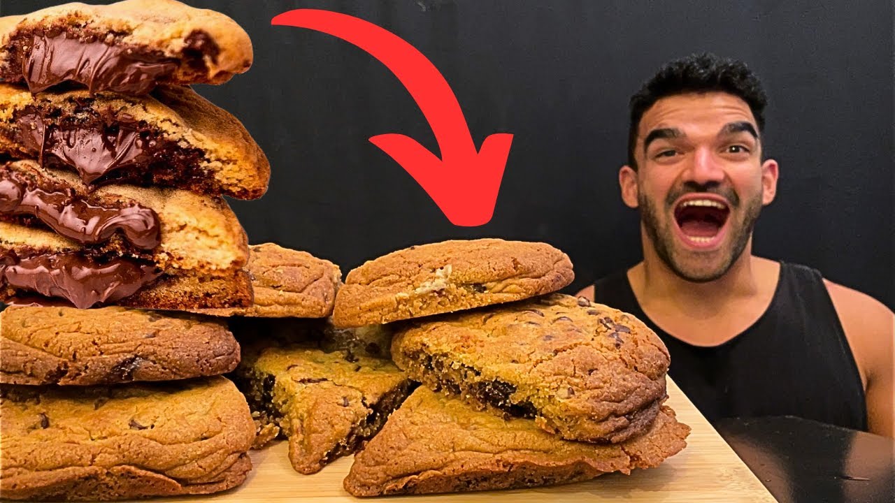 NUTELLA STUFFED COOKIES, BISCOFF COOKIES, OREO COOKIES, SWEET FOOD ASMR MUKBANG