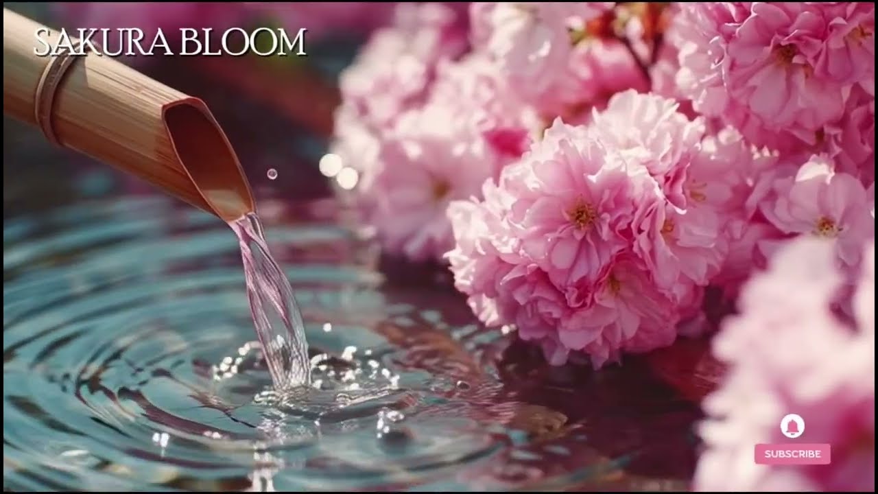 桜ブルーム – 癒しのピアノと日本の自然音 | 瞑想と安眠の音楽 Healing piano + nature sounds Jepang.