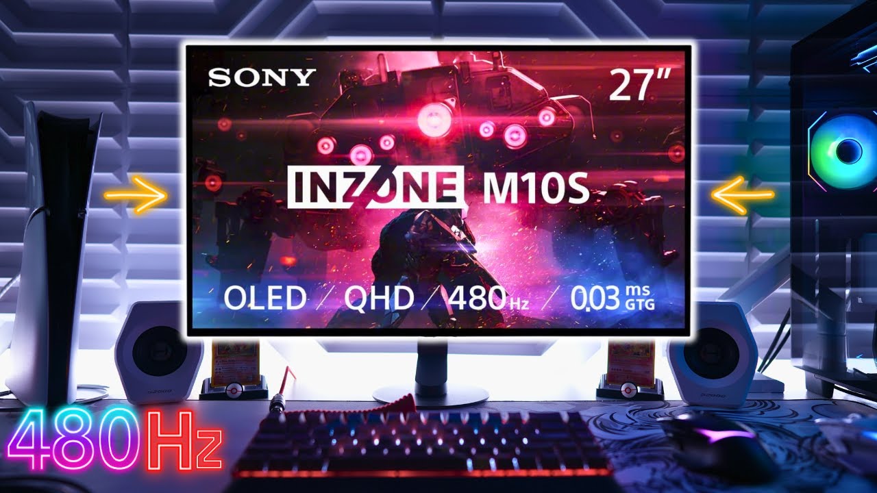 Sony INZONE M10S OLED Unboxing, First Impressions, and 480Hz 1440P Gameplay🔥27-inch W-OLED