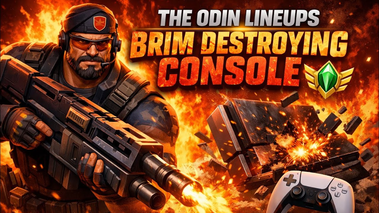 The odin linups brim who’s destroying console valorant😧🔥🧠