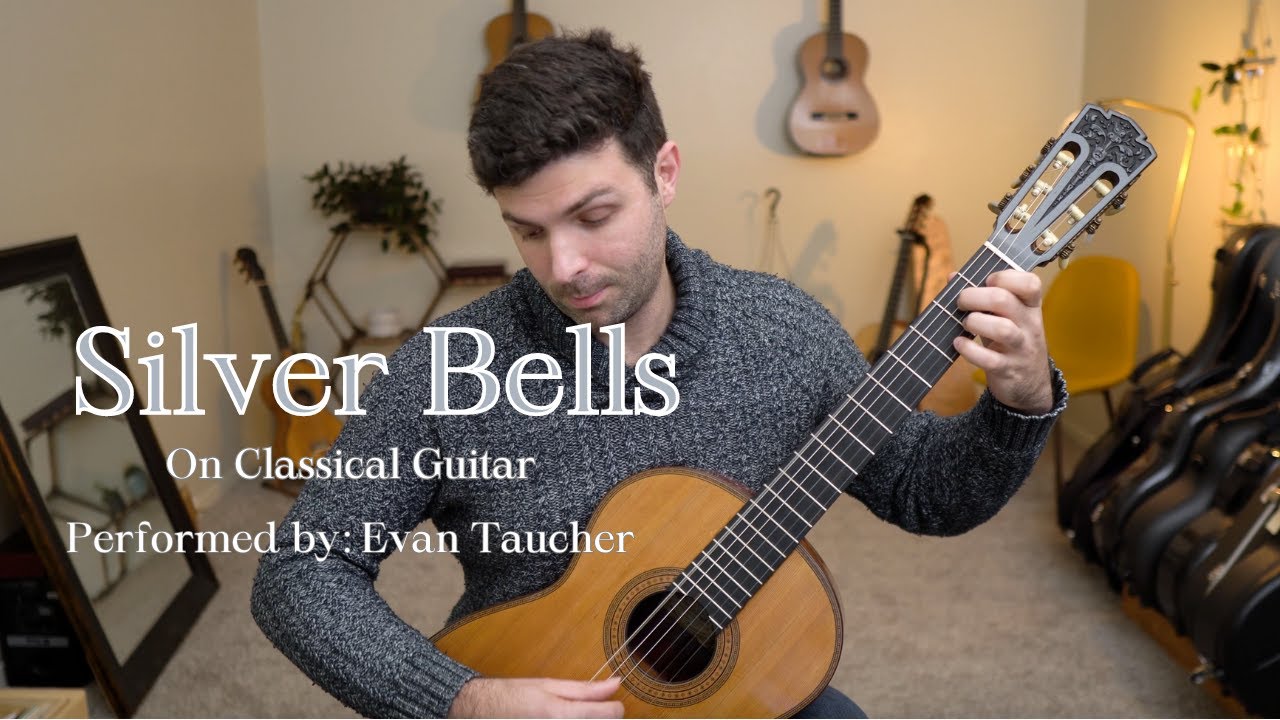 Silver Bells on Classical Guitar, Performed by Evan Taucher on a 1929 Francisco Simplicio