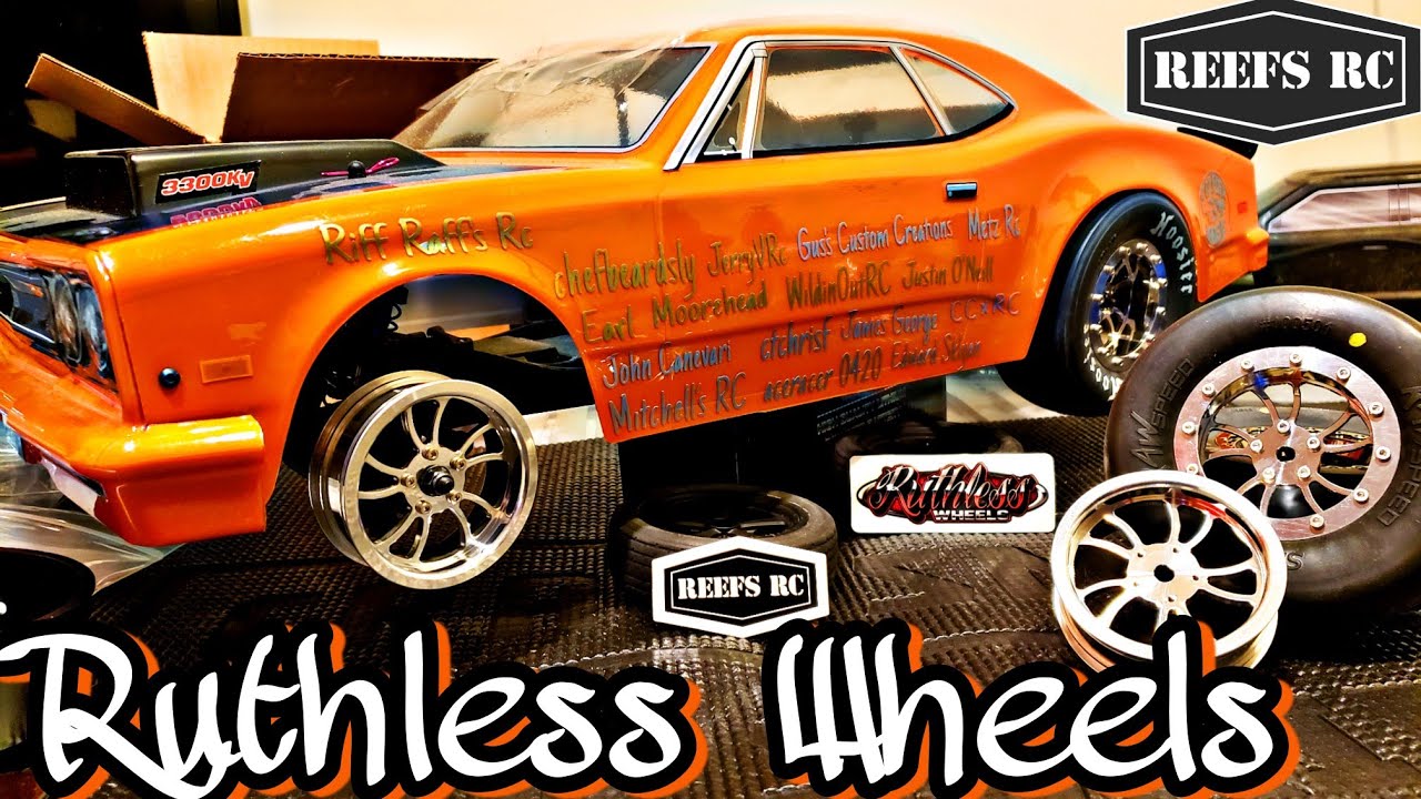 ЧПУ БЕДЛОКИ для дрэг-рейсинга на радиоуправлении Ruthless Wheels Reefs RC