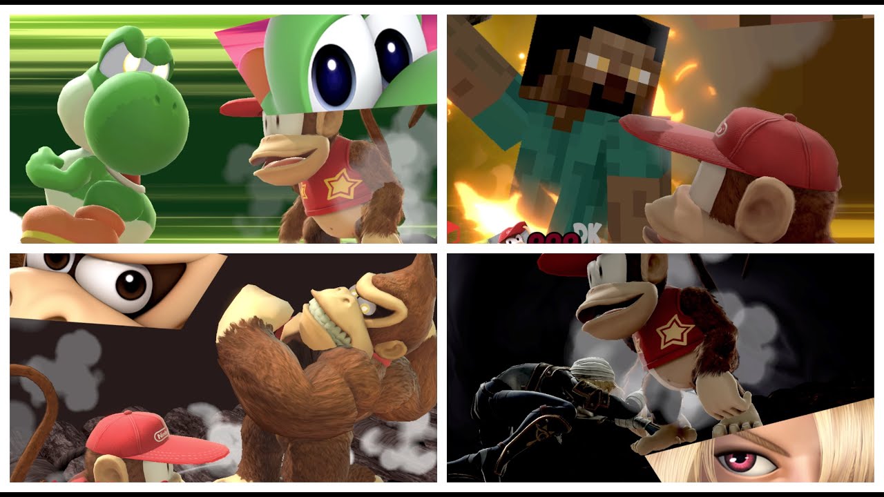Cinematic Final Smashes on Diddy Kong