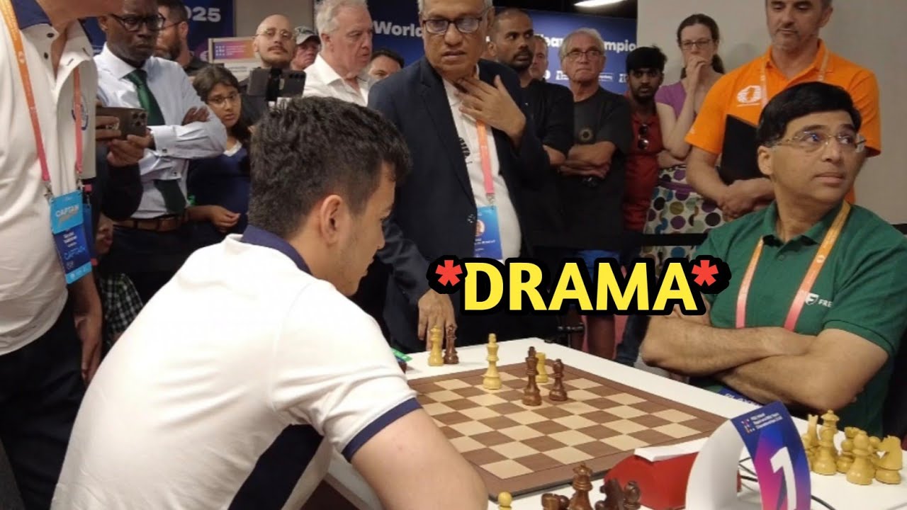 Vishy Anand vs Abdusattorov | Drama in ENDGAME 🔥