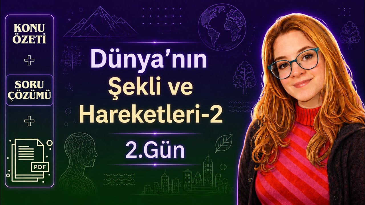 Dünya'nın Şekli ve Hareketleri-2 | 25 Günde TYT Coğrafya Kampı 2.Gün | (2025-2026)