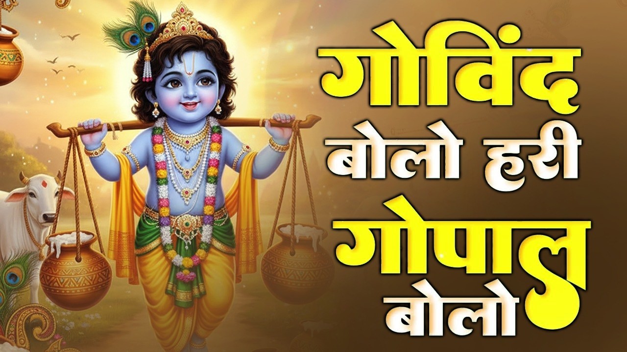 GOVIND BOLO HARI GOPAL BOLO | VERY BEAUTIFUL SONG - POPULAR KRISHNA BHAJAN #krishnamantra