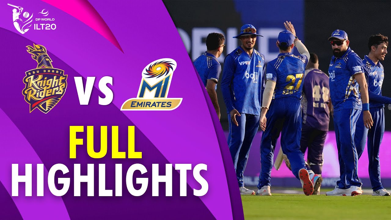 Full Highlights  | Abu Dhabi Knight Riders vs MIE | Match 21 | DP World ILT20 | M3Y1J