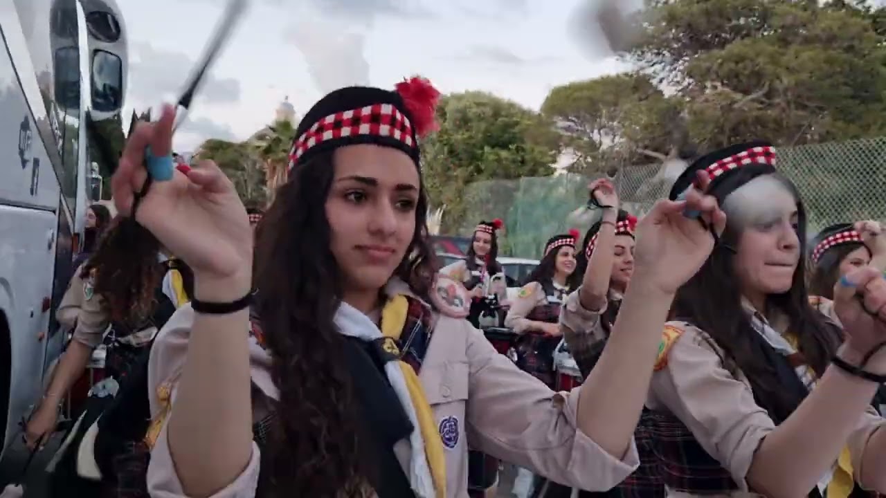 مجموعة كشافة ومرشدات مار الياس فسوطة 30 نيسان 2023 طلعة العدراء حيفا تصوير كريستيان لاند سينت جوني