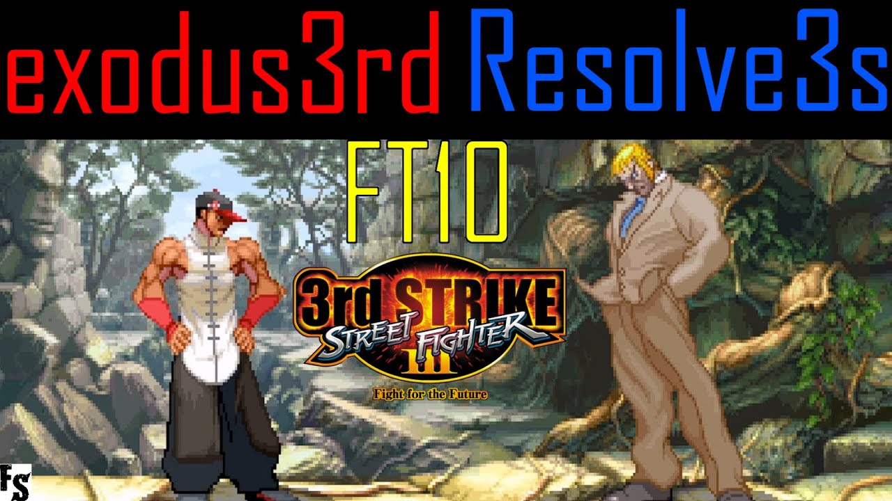 Street Fighter III: Third Strike - exodus3rd [Yun] vs Resolve3s [Urien] (Fightcade FT10)