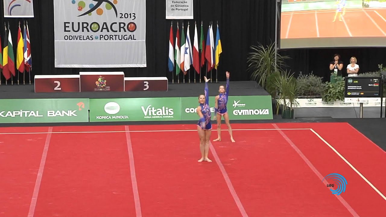 Maryna SAMKEVICH - Darya NESTSIARUK (Belarus) -- 2013 European Junior Champions