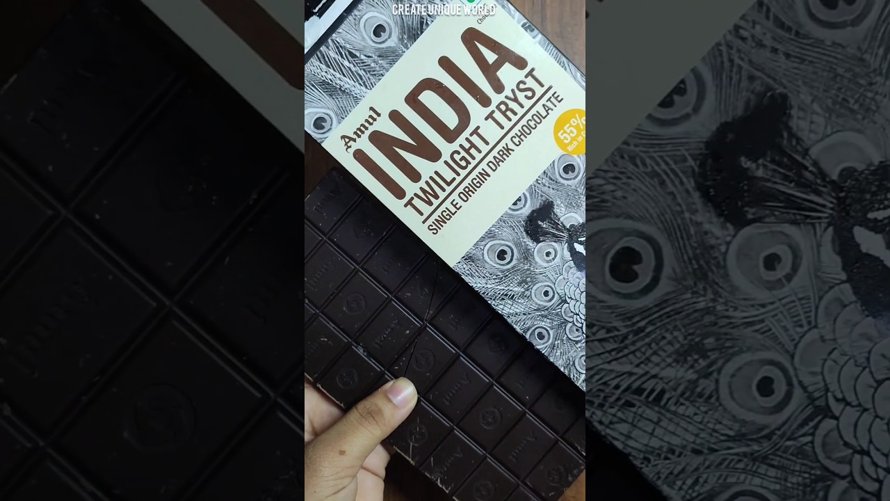 AMUL DARK CHOCOLATE ASMR | ASMR | AMUL | CHOCOLATE 