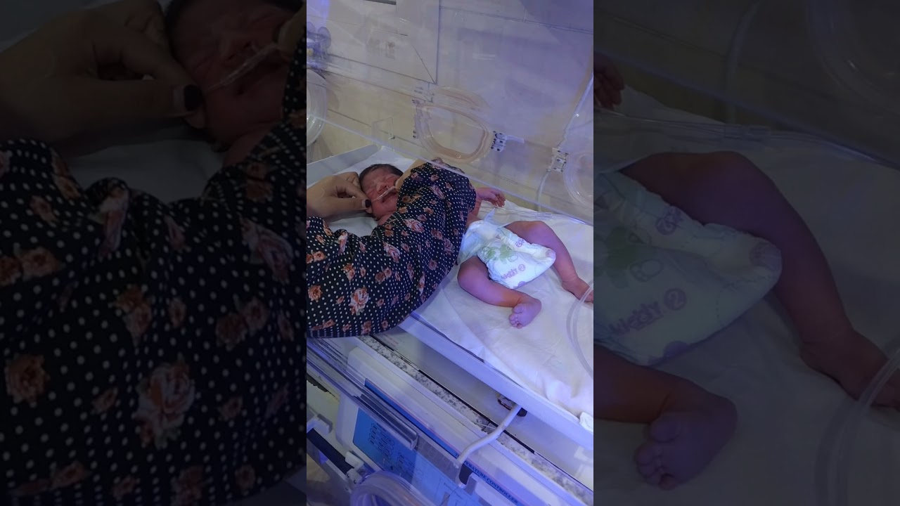 لحظه دخول 👶طفل الحضانه وتجهيز المحضن ورعايه الطفل خطوة بخطوة