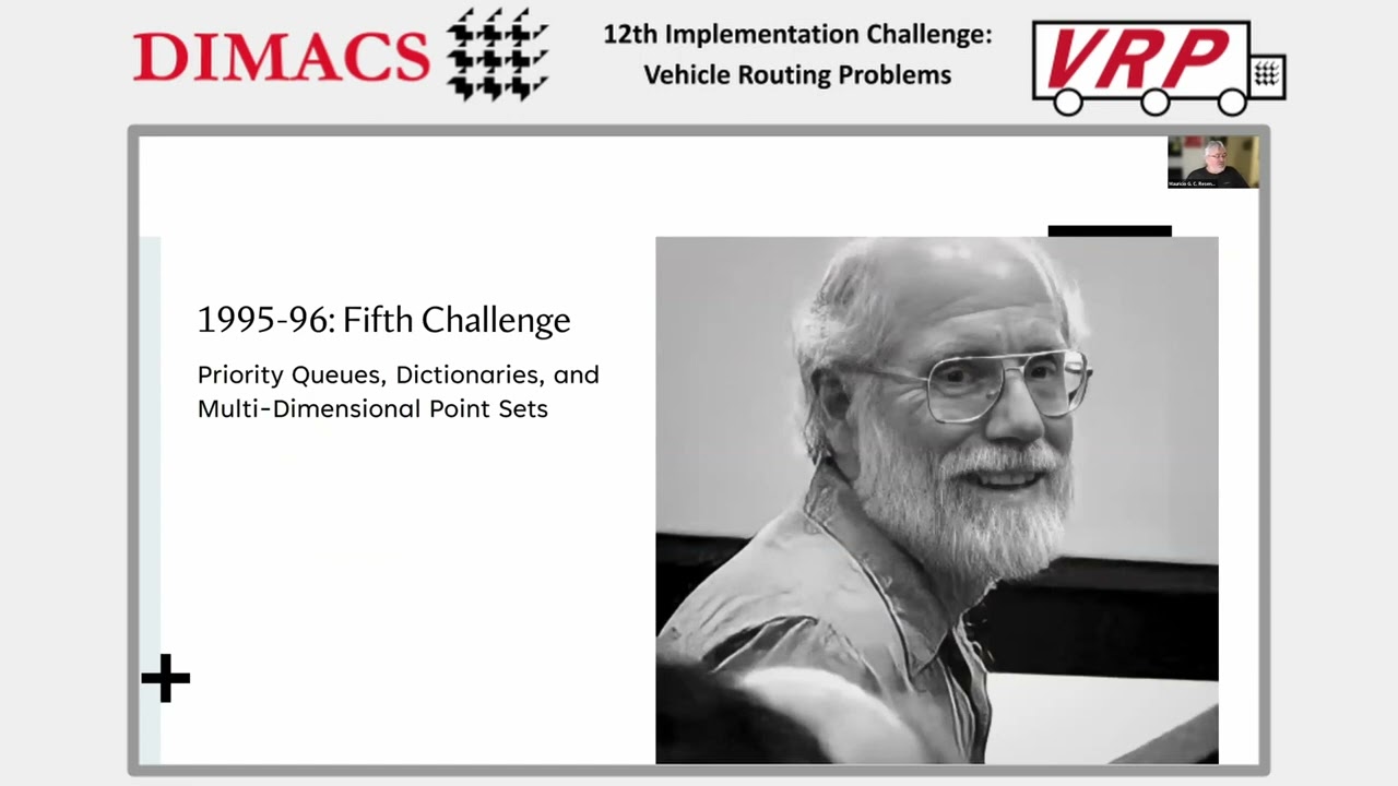 Keynote:  Mauricio Resende - A Tribute to David S  Johnson