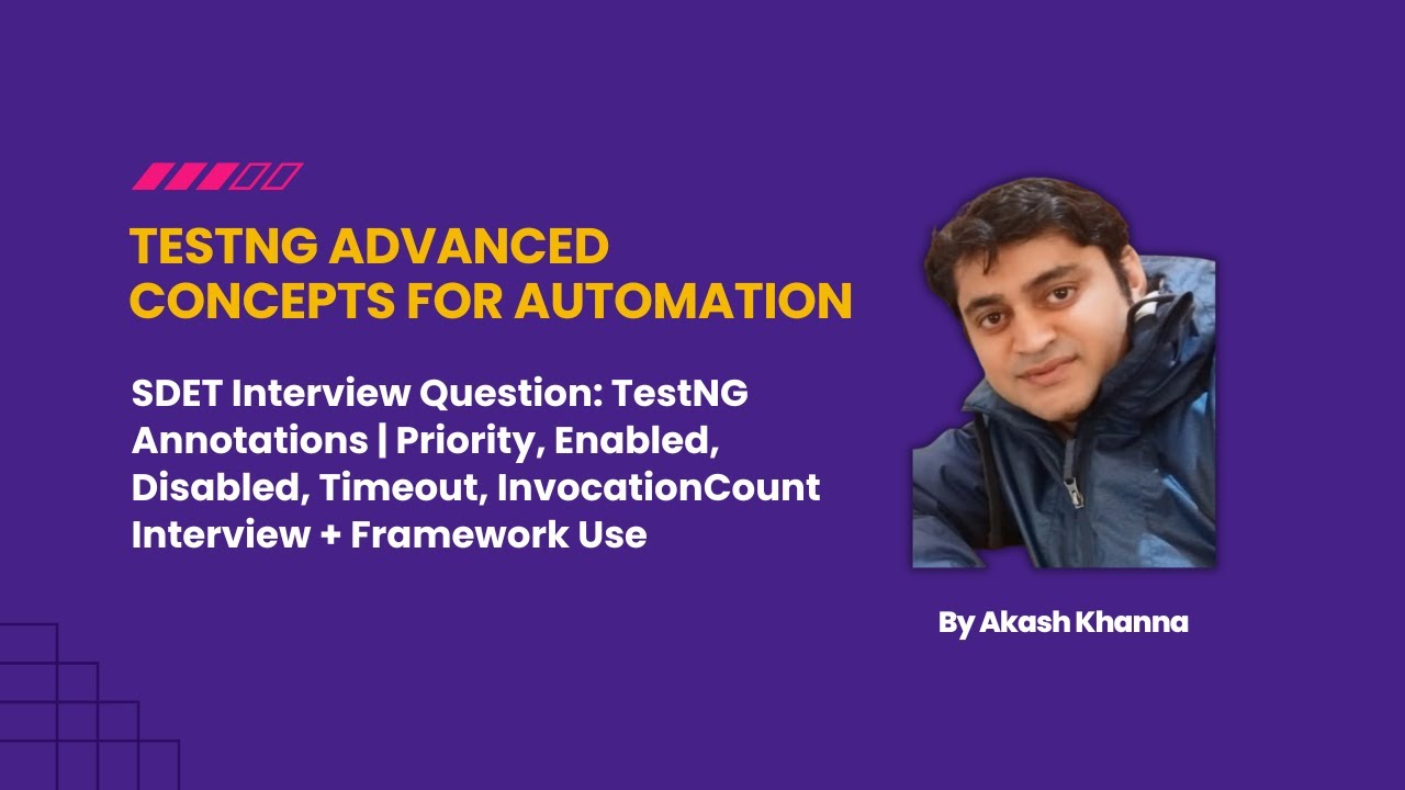 TestNG Annotations | Priority, Enabled, Disabled, Timeout, InvocationCount Interview + Framework Use