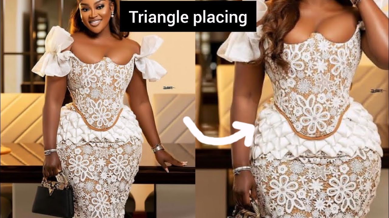 how to cut/sew this trendy triangle design+learning how to carefully place them on outfit.
