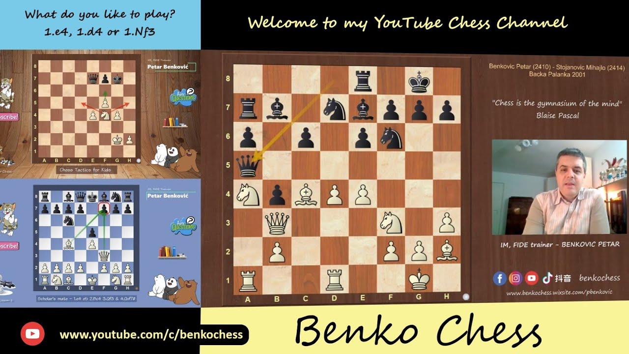 Benko Chess | IM & FIDE Trainer - Benkovic Petar