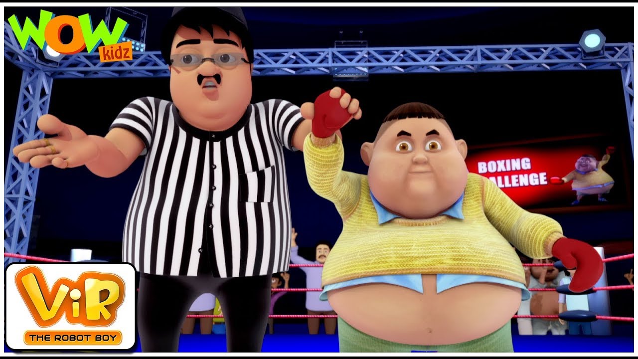 Vir The Robot Boy | Hindi Cartoon For Kids | Gintu ki boxing | Animated Series| Wow Kidz