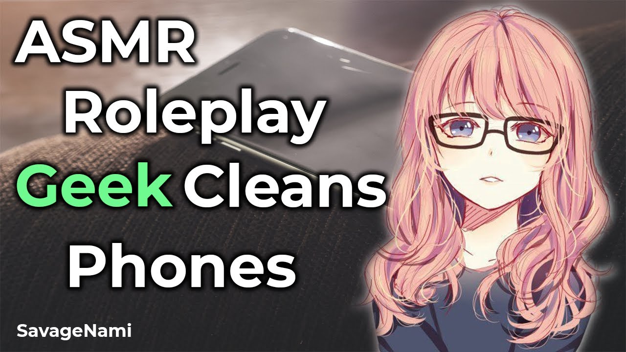Настоящая ASMR-девушка-зануда из аниме чистит ваши грязные устройства, нажимая на аниме-ролевую игру
